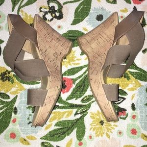 Taupe Colored Wedges